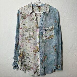 Pilcro Romy Button Down Sz M